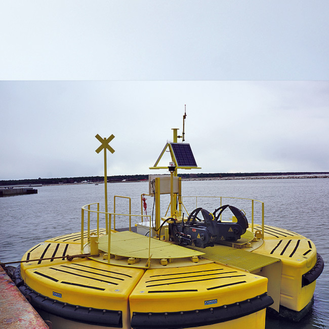 catamaran mooring buoy